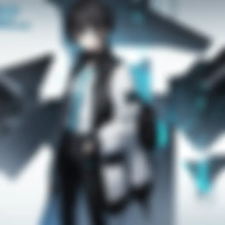 An artistic representation of the philosophical themes present in Psycho-Pass, symbolizing control and society.