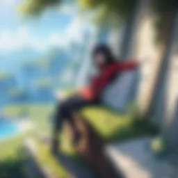 The lush landscapes depicted in Superbook's animation