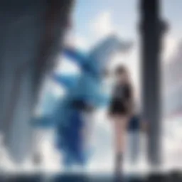 Dynamic scenes from popular anime shows