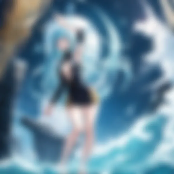 Enchanting underwater kingdom with mystical creatures