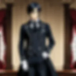 A captivating scene from Black Butler showcasing its unique art style