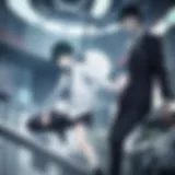A visual representation of various streaming platforms showcasing Mob Psycho.