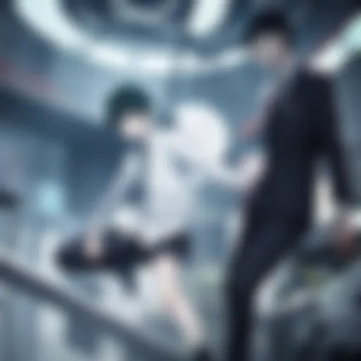 A visual representation of various streaming platforms showcasing Mob Psycho.