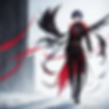 Digital Immersion Abstract representation of digital devices displaying 'Tokyo Ghoul' app options