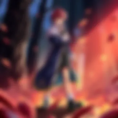 Intensity of Guild Battles A dramatic scene showcasing the intensity of guild battles in Fairy Tail
