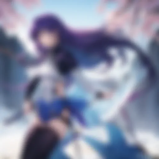 A captivating scene from Fate/Stay Night