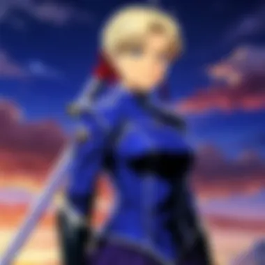 Character development illustration showcasing key figures