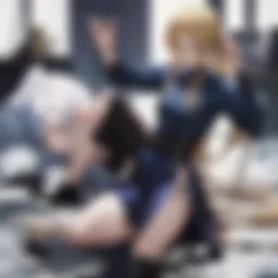 A collage of key characters from FMAB, showcasing their unique designs and personalities.