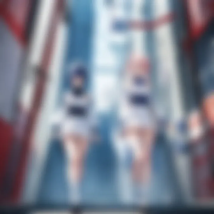 Viewers eagerly watching a new anime episode
