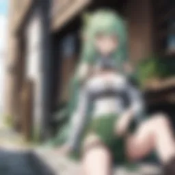 A captivating scene from Goblin Slayer showcasing the protagonist in action.