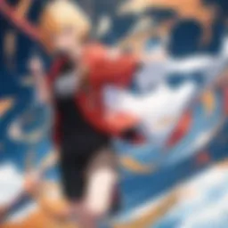 Symbolic representation of mentorship in anime culture