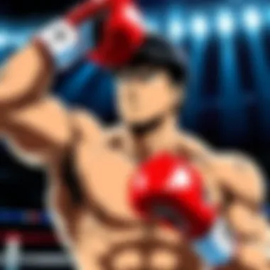 The Essence of Perseverance A character training hard, symbolizing perseverance.