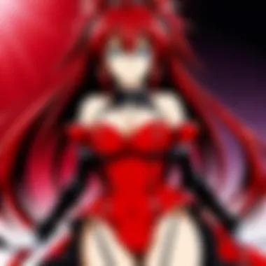 Character Development in High School DxD A dynamic representation of character development within High School DxD, illustrating their progression.