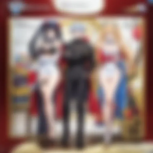 Detailed close-up of a Highschool DxD figurine showcasing intricate design elements