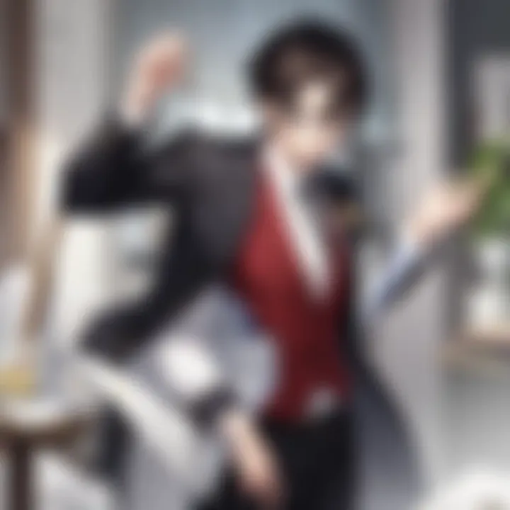 An artistic representation of Hirotaka's origins and beginnings