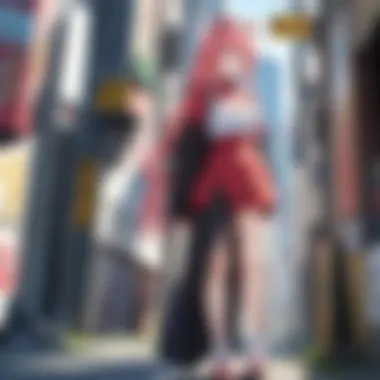 Anime Genre Collage A vibrant anime genre collage