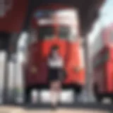 Iconic Red London Double Decker Bus Iconic Red London Double Decker Bus