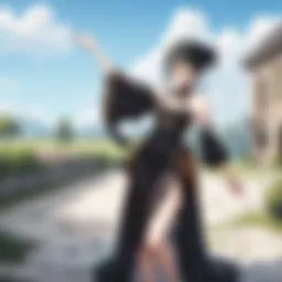 Artistic representation of the Black Clover universe showcasing its vibrant landscapes.