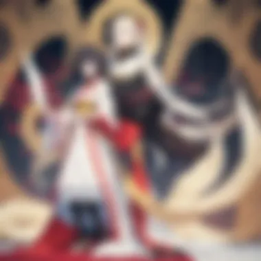 Custom anime banner featuring intricate line art