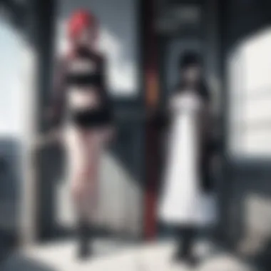 Piercing Stare Intense gaze of the protagonist