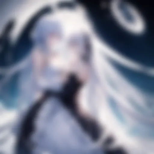 Dark silhouette embracing under the moonlight