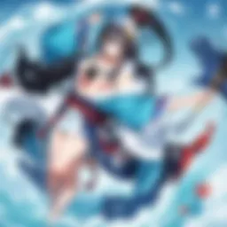 Mysterious warrior in traditional garb with a flowing cape