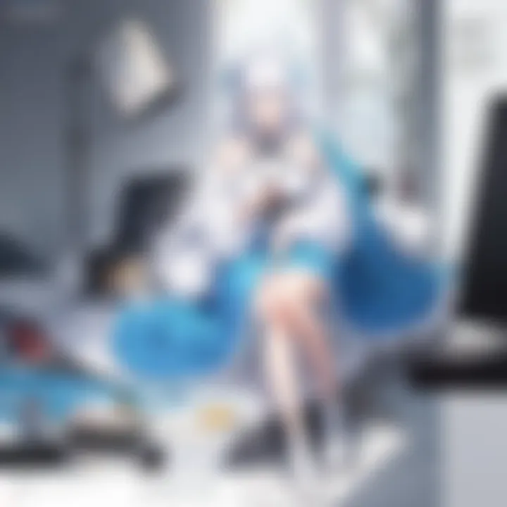 Illustration depicting the magical elements present in the Jobless Reincarnation manga.