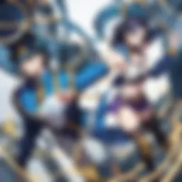 A striking visual representation of the JoJo's Bizarre Adventure logo with a dynamic background.