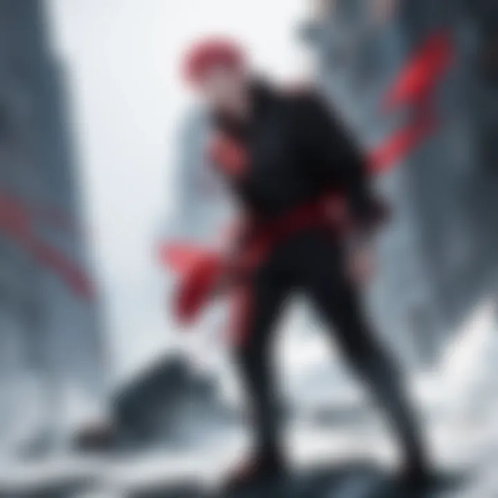 Artistic representation of the themes explored in Jujutsu Kaisen