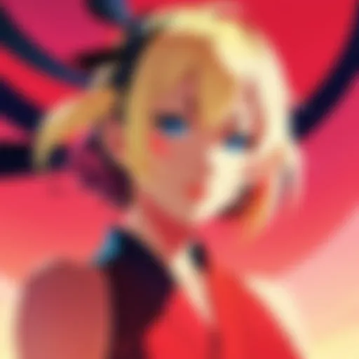 Cover art of Kizumonogatari Blu-ray showcasing vibrant colors and characters