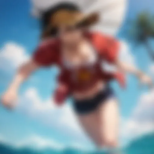 Luffy in action