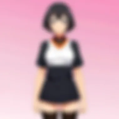 Protagonist Character Design Character design highlighting the main protagonist of Mieruko-chan.
