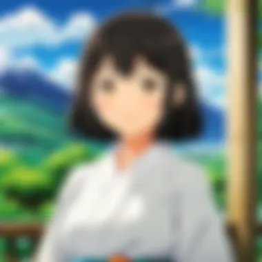 Narrative Defining Moment Illustration of a pivotal moment that defines the narrative in Mieruko-chan.