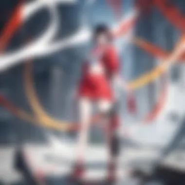 Official Website for Monogatari Series Abstract representation of official Monogatari series website