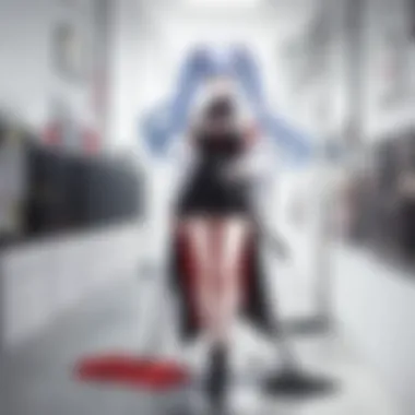 Minimalist Art in Nana Anime Themes An artistic representation of Nana's themes through a minimalist poster design.