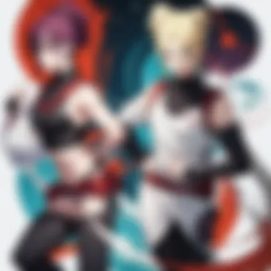 Diverse Powers: Exploring Naruto's Key Characters Key characters from Naruto illustrating their unique abilities