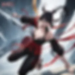 A still from Naruto Shippuden showcasing a pivotal battle scene