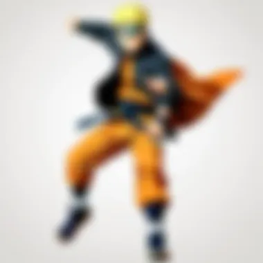 Dynamic Action in Naruto A scene showcasing Naruto in action, emphasizing the thrill of the series.