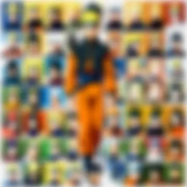 Overview of Naruto Arcs An illustration of the significant arcs within the Naruto series, giving a clear overview.