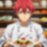 A visually stunning dish that represents the essence of culinary anime.