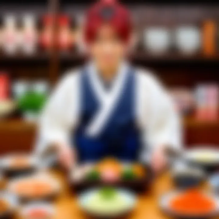 A collection of traditional Japanese ingredients used in anime.