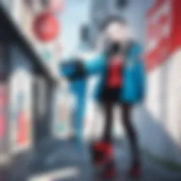 A dynamic scene from Obey Me showcasing vibrant character designs and engaging gameplay