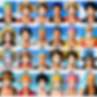 Character Evolution: Growth Through Trials Character transformations highlighting the growth of key figures throughout the series.