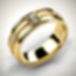 Exquisite design of One Piece-inspired wedding ring featuring nautical elements.