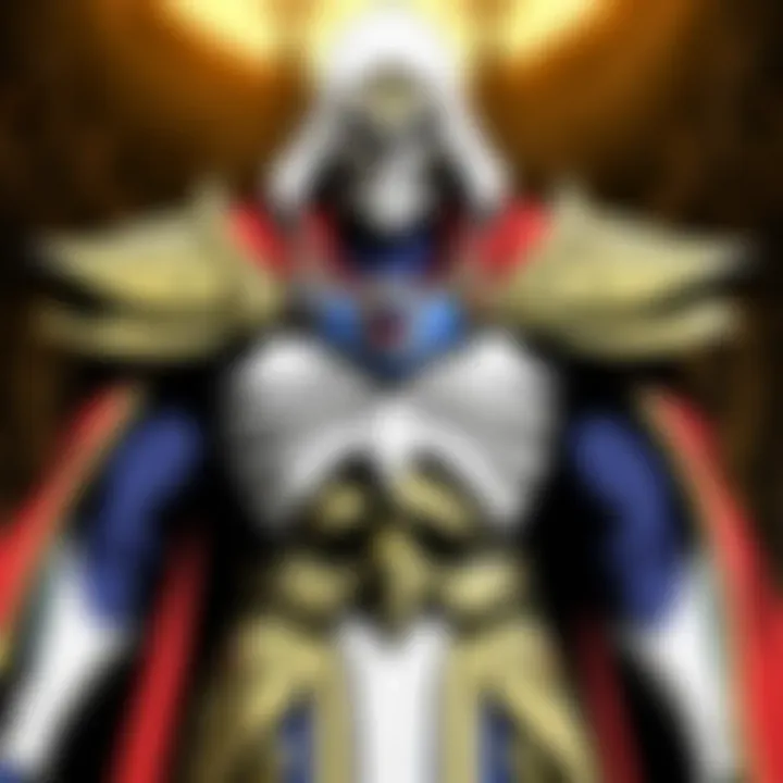 A captivating scene of Ainz Ooal Gown in his skeletal form, showcasing his powerful presence.