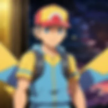 Bonding Moments in the Series A captivating moment of friendship between Ash and his Pokémon team.