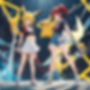 Pikachu's Battle Prowess A close-up of Pikachu showcasing its dynamic abilities during a battle.