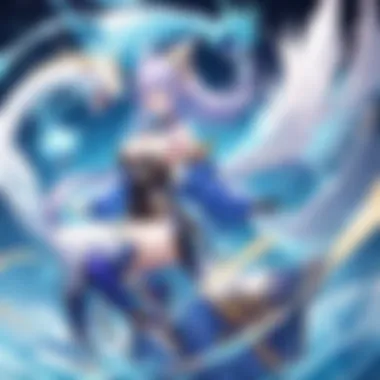 The Majestic Dragon in Puzzle and Dragons X A captivating scene of a dragon soaring over a fantastical landscape in Puzzle and Dragons X