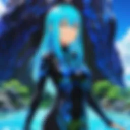 The vibrant world of 'Reincarnated as a Slime' showcasing lush landscapes and unique characters.