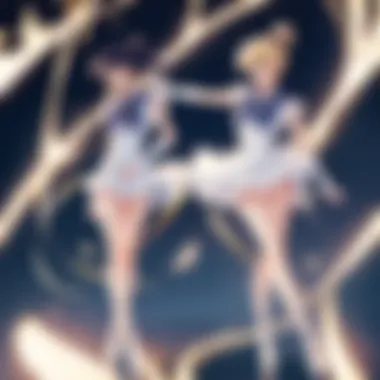 The Timeless Evolution of Sailor Moon Collage showcasing the evolution of Sailor Moon over the decades